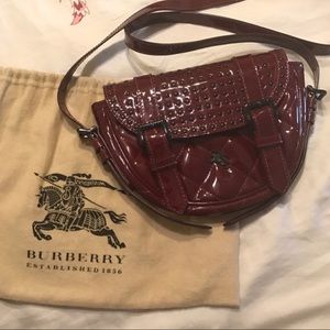 Authentic Burberry quilted crossbody bag